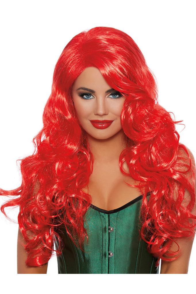 long red wig for poison ivy, Jessica rabbit wig