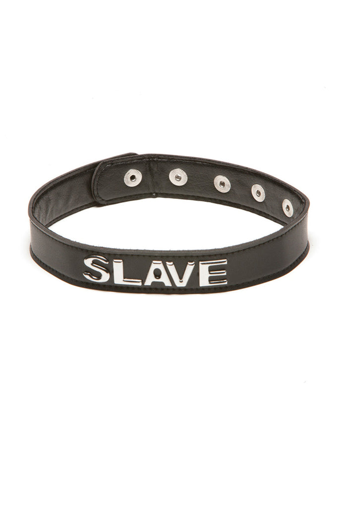 SLAVE BDSM choker, BDSM Choker with SLAVE