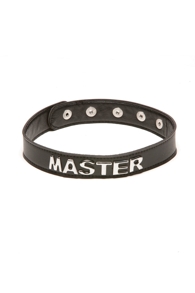 BDSM Choker with MASTER words