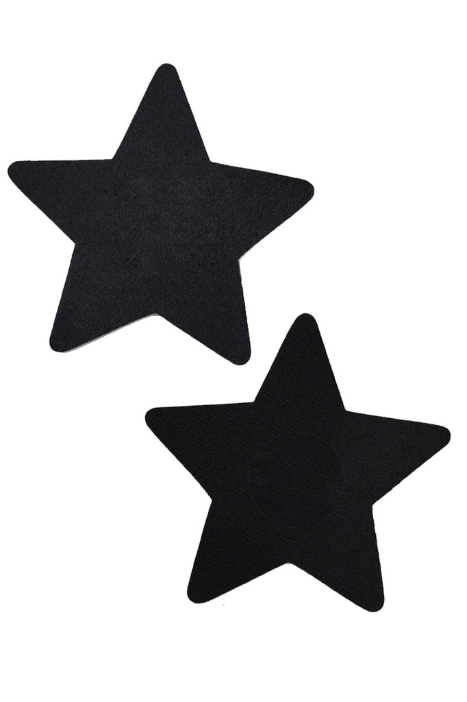 Women's black star nipple cover pasties for sale at a great price!