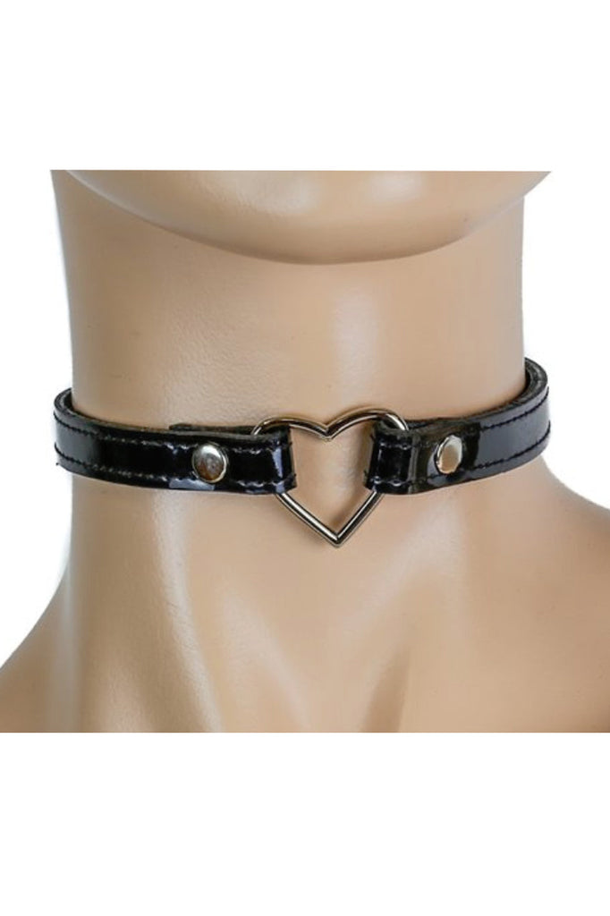 Submissive collar, bdsm collar, patent leather submissive collar, patent leather submissive choker