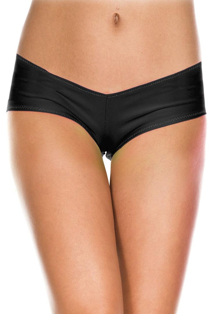 Shop this women's black hipster cut micro booty shorts for bloomers