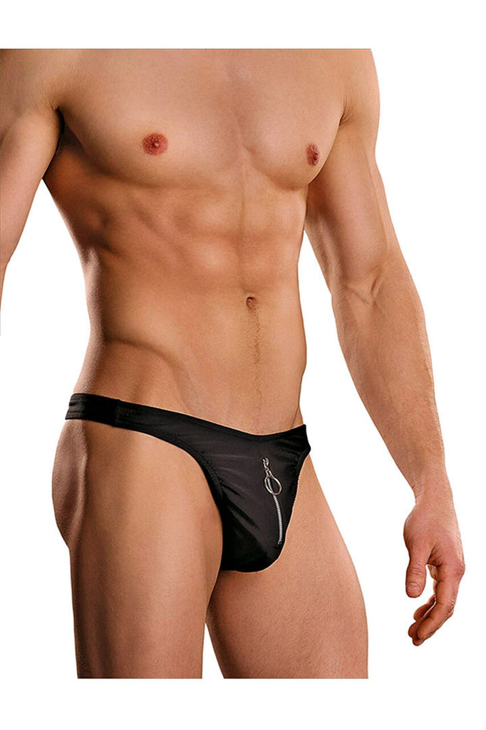 male power zipper thong