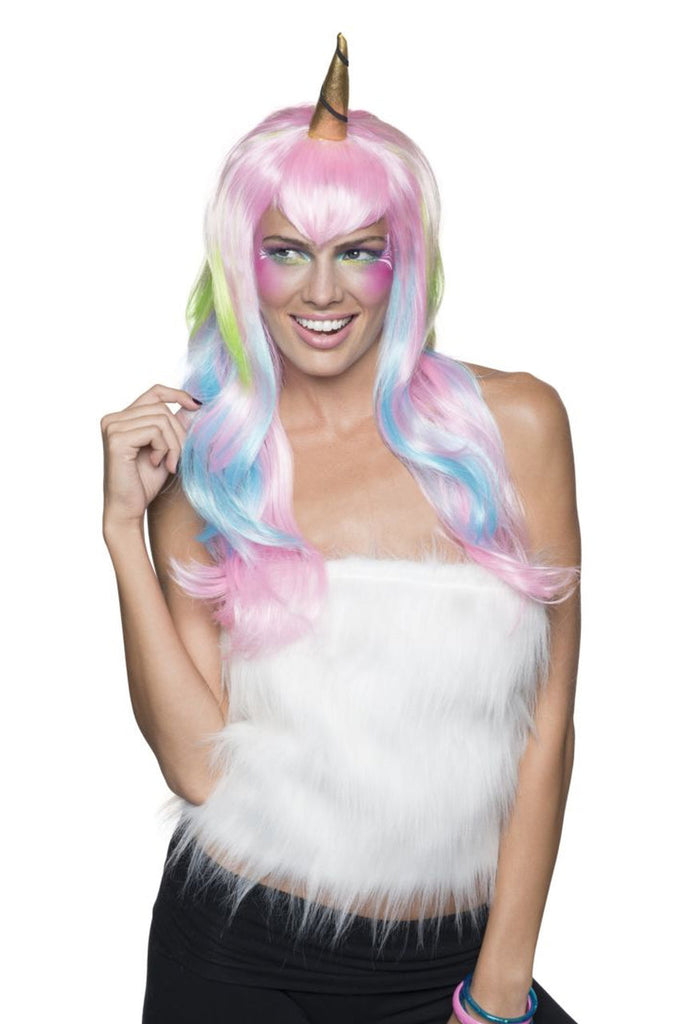 unicorn wig, unicorn costume wig