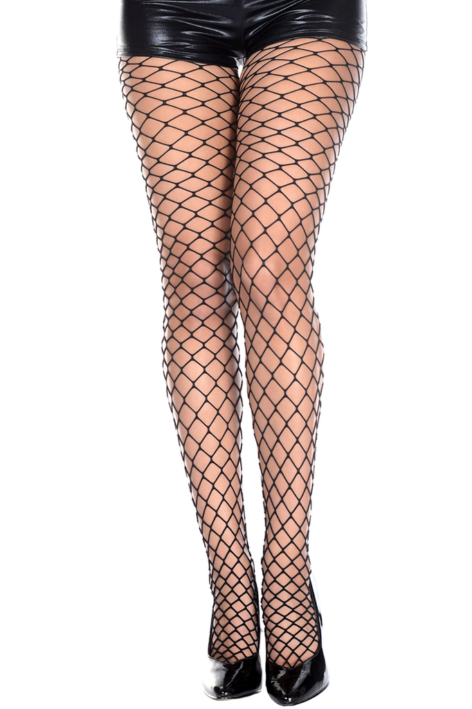 Shop these women's thick diamond net spandex pantyhose