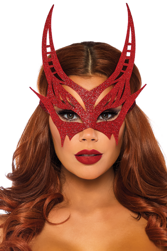 Shop this women's Red Glitter Devil Mask featuring sexy accessories for your sexy devil costume
