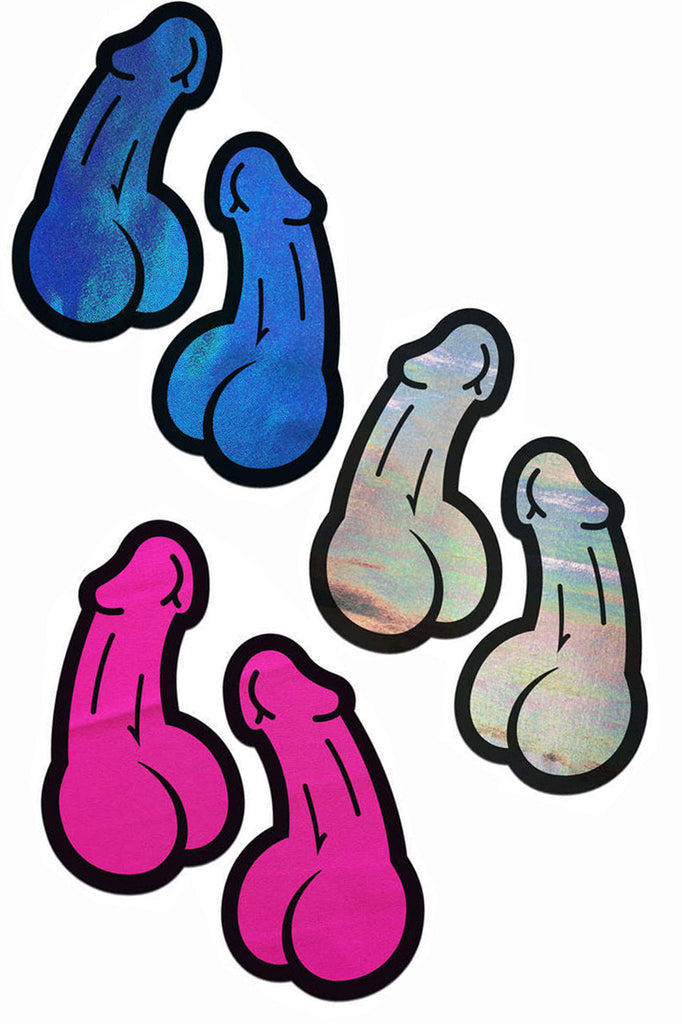 Shop these dick pasties that feature penis stickers with latex-free medical grade adhesive that comes in a pack of three