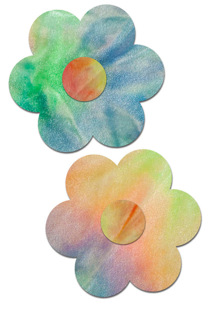 Shop these nipple stickers that feature rainbow velvet flowers made exclusively with J Valentine