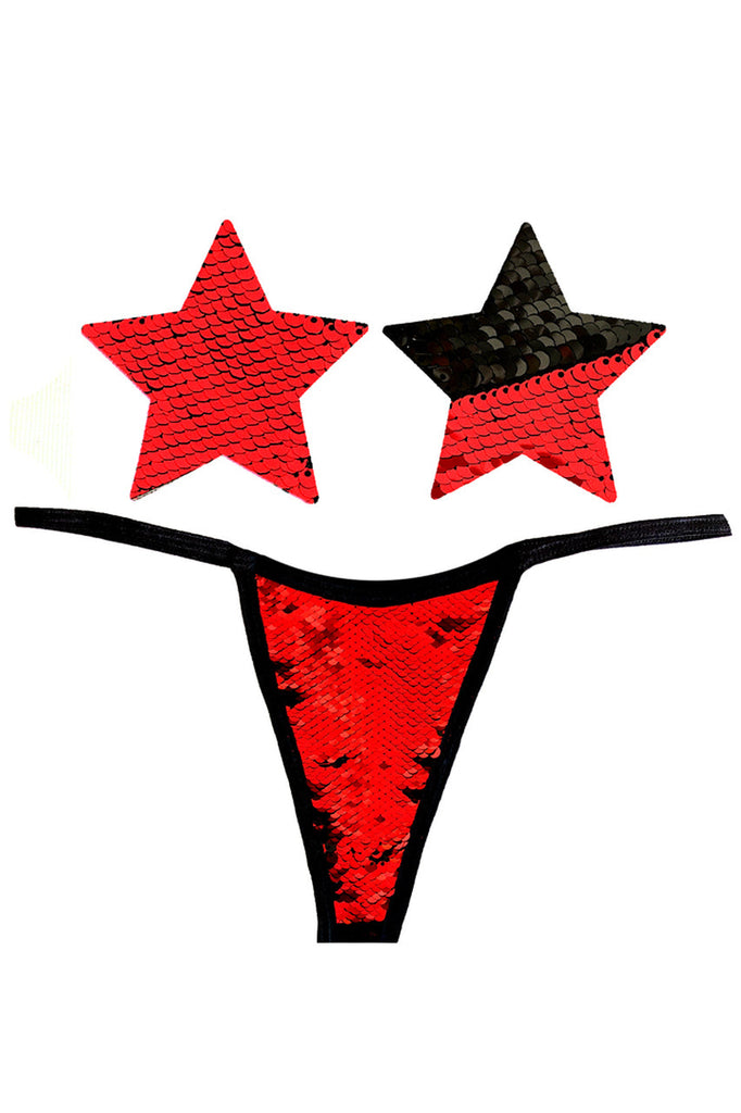 Shop these Sookie Flip Sequin Nipple Pasties &amp; G-String Panty that features a flip sequin nipple pasties and matching flip sequin g string panty