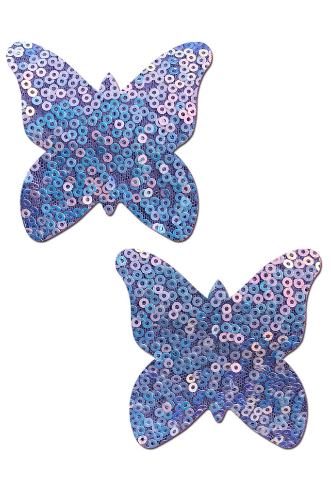 shop these lavender monarch sequin nipple pasties