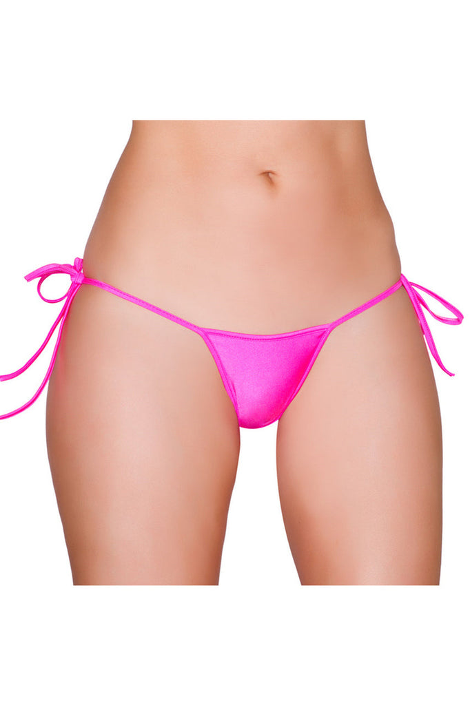 Shop this sexy micro thong bikini with string tie sides
