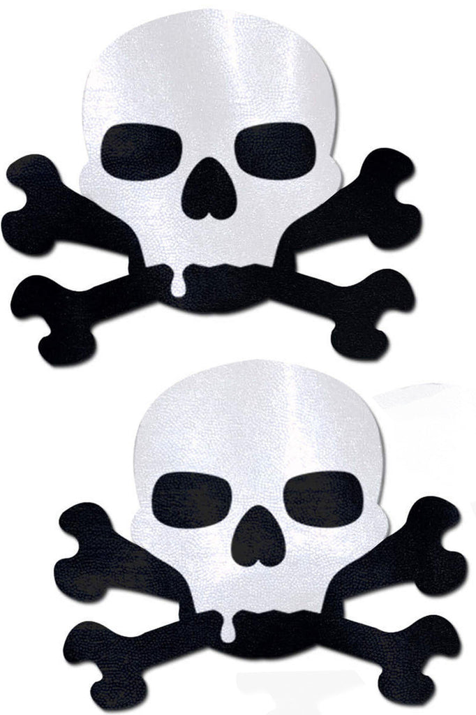 skull and crossbones nipple pasties, skull nipple pasties, pirate nipple pasties