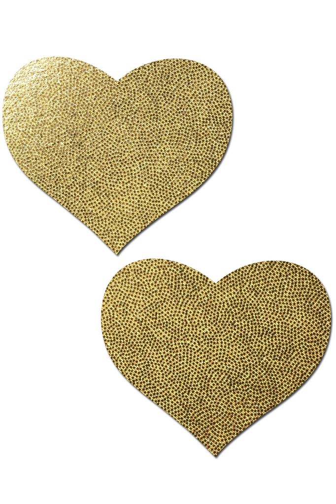 Shop these gold hearts reusable everyday silicone pasties