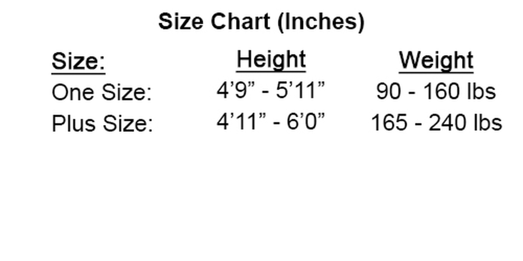 Music Legs size chart by Julbie