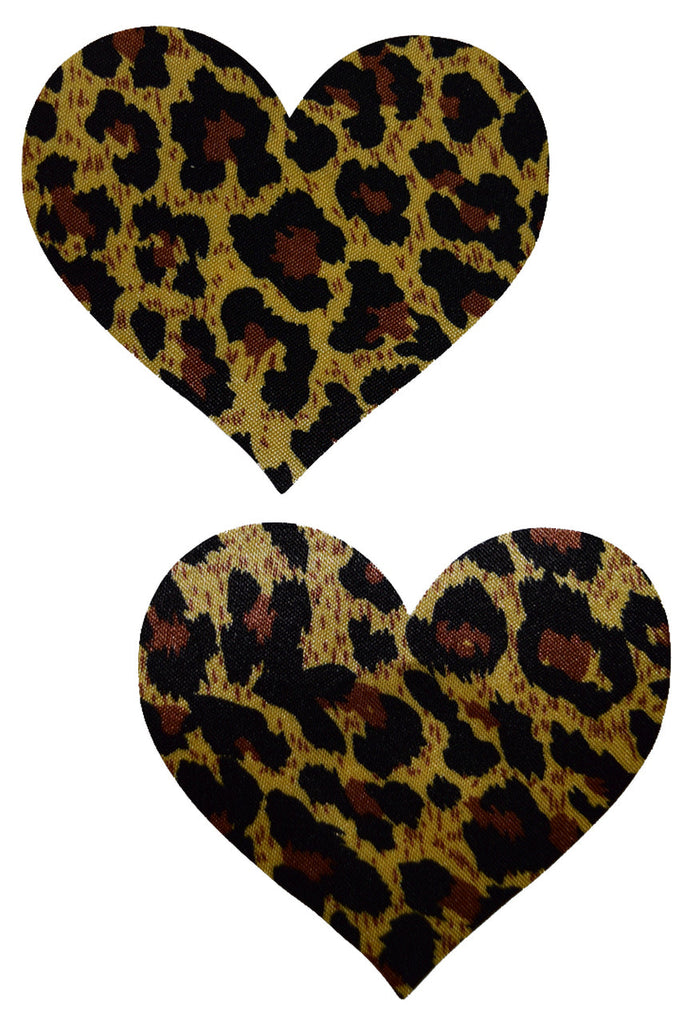 Shop women's leopard heart nipple cover pasties.