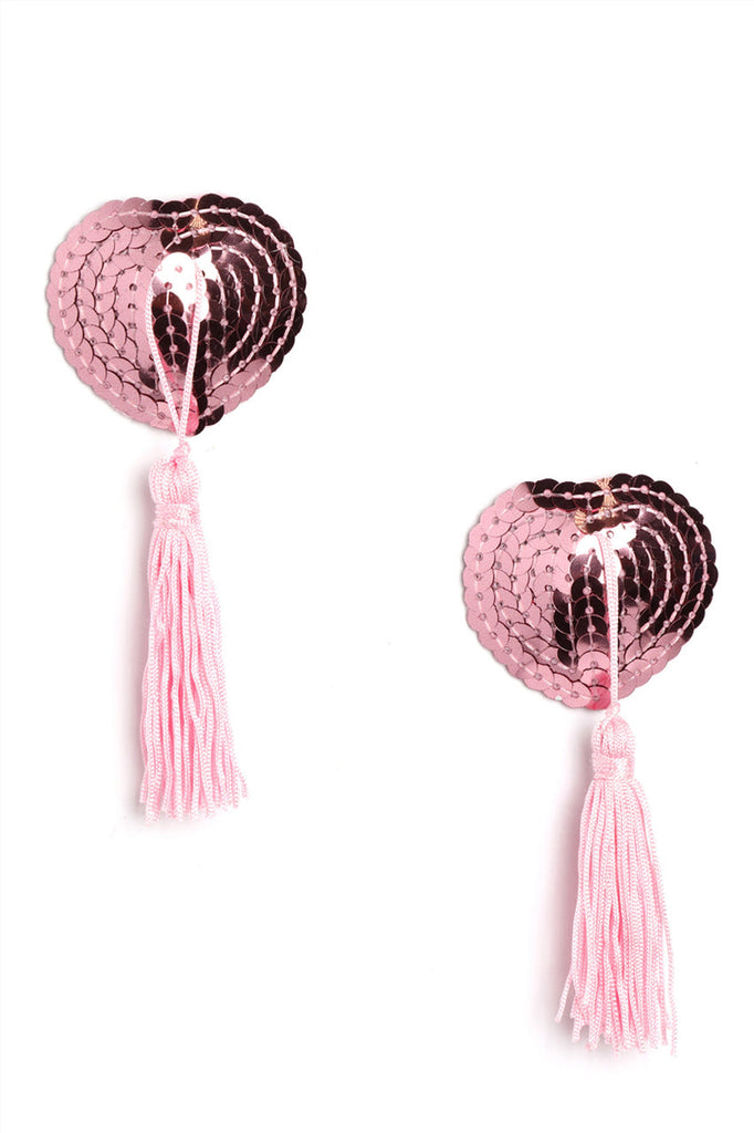 Shop these pink tassel nipple pasties with pink tassels
